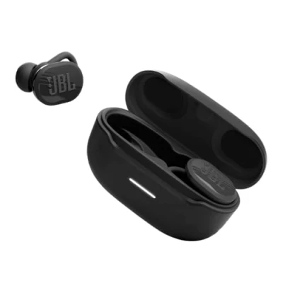 Afbeelding van JBL Endurance Race 2, True Wireless Bluetooth Oordopjes, 48 Uur Batterijduur, IP68 Water en Stofbestendig, Ruisonderdrukking, Pure Bass Geluid, Smart Ambient Technologie, Sportmodus, Zwart