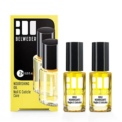 Afbeelding van BELWEDER 2 x voedingsolie voor nagels en nagelriemen, 7,5 ml, hydraterend verstevigend, droge mannen vrouwen