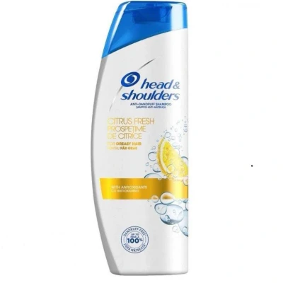 Afbeelding van 6x Head &amp; Shoulders Shampoo Citrus Fresh voor vet haar 200 ml
