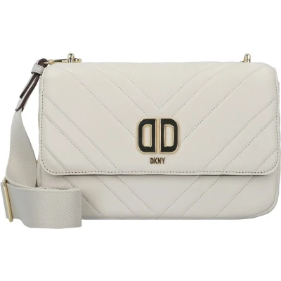 Afbeelding van DKNY Delphine Shoulder BAG Handtas, Dames, Maat: One Size, White