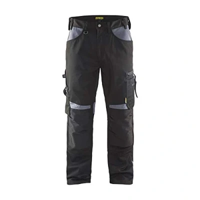 Afbeelding van Blaklader Werkbroek 1556 zwart/grijs maat D92