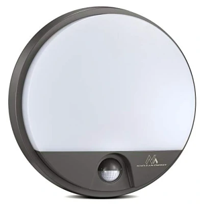 Afbeelding van Maclean LED lamp met infrarood bewegingssensor MCE291 GR 1100lm 15W IP54 grijs