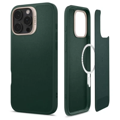 Afbeelding van CYRILL van Spigen Kajuk Mag hoesje compatibel met iPhone 16 Pro Max (2024) Forest Green