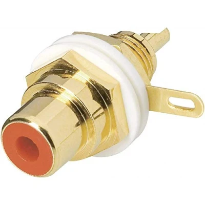 Afbeelding van BKL Electronic 0101143 C Cinch connector Bus, inbouw Aantal polen: 2 Zwart 1 stuk(s)