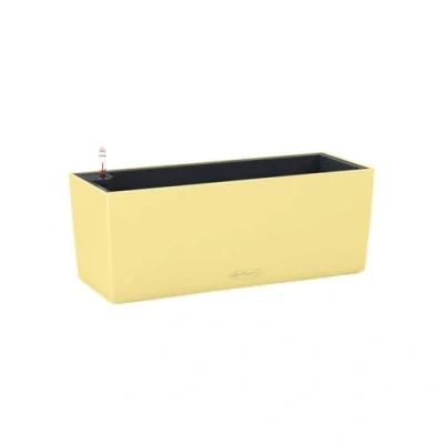 Afbeelding van LECHUZA BALCONERA Color 50 Plantenbak met uitneembare binnenbak bewateringssysteem ALL IN ONE set lemon SPECIAL EDITION