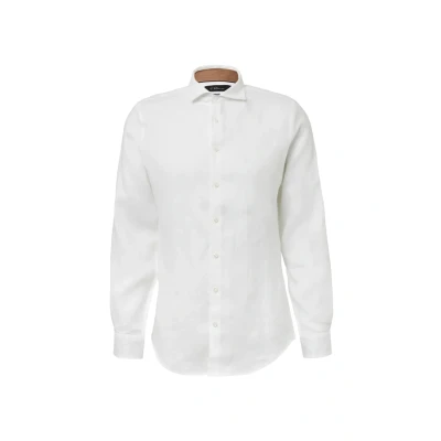 Afbeelding van s.Oliver Black Label Tailored FIT Langarm Overhemd, Heren, Maat: 37, Weiß