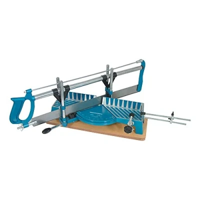 Afbeelding van Silverline Verstekzaag 55 cm 14 TPI Zaag Verstelbaar 45 t/m 90 Graden