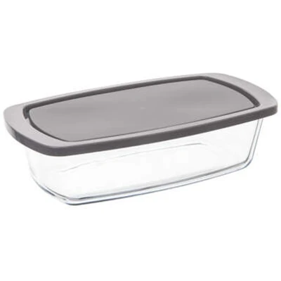 Afbeelding van 5Five Ovenschaal met deksel borosilicaat glas rechthoek 1.8 Liter 27 x 14 7,3 cm Ovenschalen