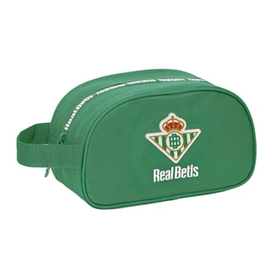 Afbeelding van Real Betis BALOMPIÉ toilettas voor kinderen, middelgroot, met handvat, aanpasbaar aan de wagen, eenvoudige reiniging, comfortabel en veelzijdig, kwaliteit duurzaamheid, 26