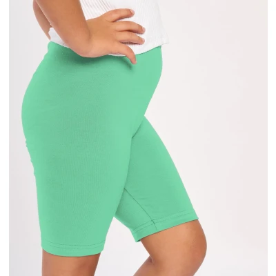 Afbeelding van Merry Style MS MS10 132 LE Meisjes Leggings Sport Vrijetijdsbroek Kort Viscose Sporbroek Yogabroek Munt 140