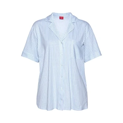 Afbeelding van s.Oliver RED LABEL Beachwear Pyjama top met opgestikte borstzak
