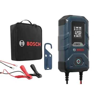 Afbeelding van Bosch C80 Li 12V 15A autoacculader met houdfunctie, voor lithium ion, loodzuur, gel, EFB en VRLA batterijen