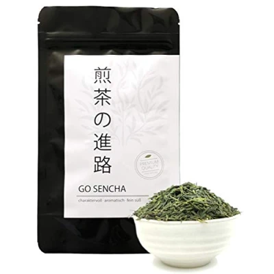 Afbeelding van Go Sencha groene thee los 100 g, no Shinro Kirishima Japan Kabuse thee, TeaClub Green Tea