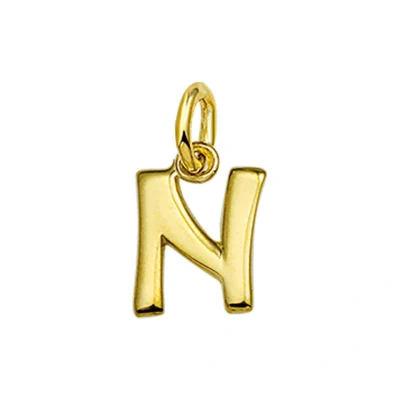 Afbeelding van Geelgouden Bedel letter N 4018434
