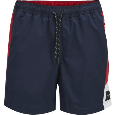 Afbeelding van Jack &amp; Jones Jpstmaui Jjswim Blocked ZIP Zwemshorts, Heren, Maat: XL, Navy