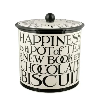 Afbeelding van Emma Bridgewater Vershouddoos Bewaarblik Rond Black Toast