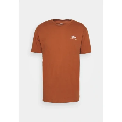 Afbeelding van Alpha Industries Small LOGO Tshirt print, Heren, Maat: XXL, Hazel brown