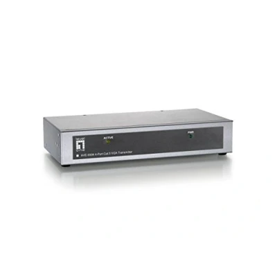 Afbeelding van LevelOne AVE 9304 4 port LR Cat.5 A/V Transmitter Video/audio uitbreider
