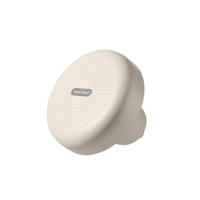 Afbeelding van Hello Klean Rain Shower Head Beige Filtert metalen, chloor &amp; onzuiverheden Verbetert huid haar Verdubbelt waterdruk Snel eenvoudig te installeren