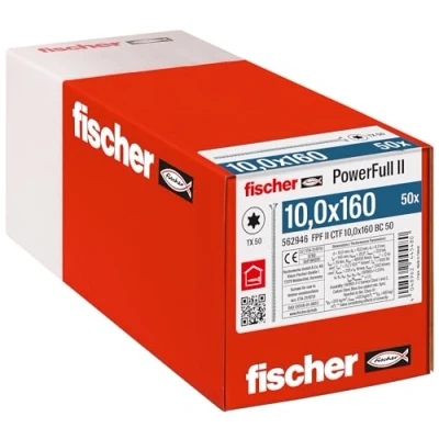 Afbeelding van Fischer FPF II CTF 10,0 x 160 BC 50 562946 Houtschroef 10 mm TX Staal Galvanisch verzinkt stuk(s)