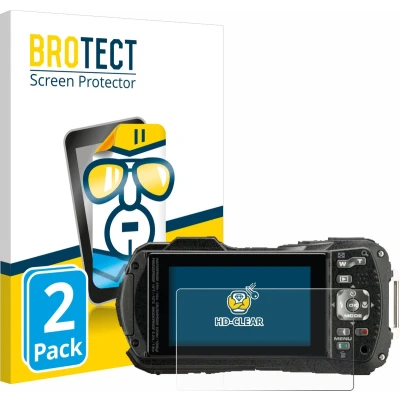 Afbeelding van BROTECT Screenprotector voor Pentax WG 90 Folie Beschermfolie transparant (2 Stuks)