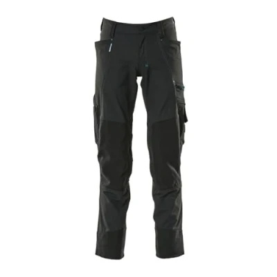 Afbeelding van Mascot Advanced Stretch Werkbroek met Kniezakken C62 82cm 09 Zwart
