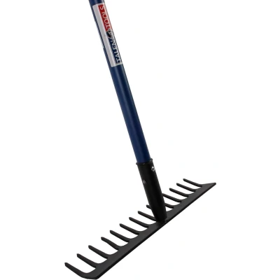 Afbeelding van Talen Tools Ergonomische Tuinhark Inclusief 150 cm Fiber Steel 14 Tands Zwart
