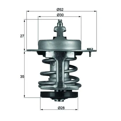 Afbeelding van Mahle Original Thermostaat TX 69 79