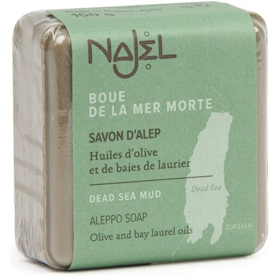 Afbeelding van Najel Aleppo zeep scrub dode zee klei 100 g