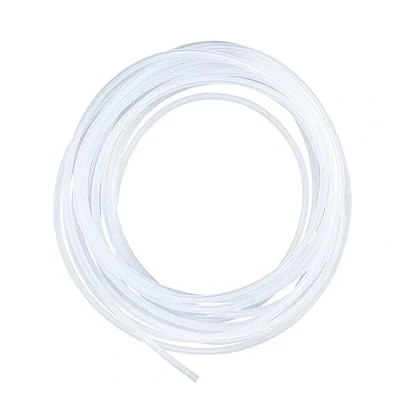 Afbeelding van LAVMHAB Siliconen slang, 7 mm x 10 (binnendiameter buitendiameter), 5 meter lang, geschikt voor contact met levensmiddelen, flexibel, transparant, water en luchtslangen pompoverdracht