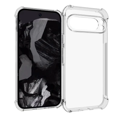 Afbeelding van Google Pixel 9 Hoesje Siliconen en TPU (zacht) iMoshion Backcover/Softcase Transparant Telefoonhoesje