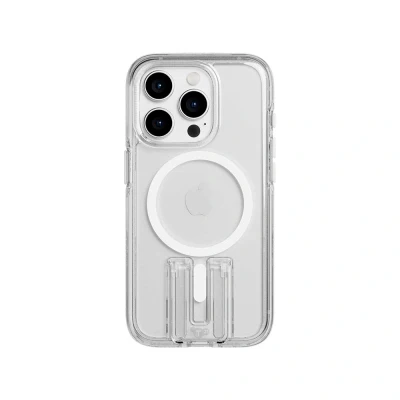 Afbeelding van Tech21 Evo Crystal Kick MagSafe hoesje iPhone 15 Pro wit