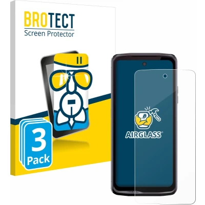 Afbeelding van BROTECT Screenprotector voor Crosscall Stellar X5 Folie Beschermfolie Beschermglas transparant (3 Stuks)