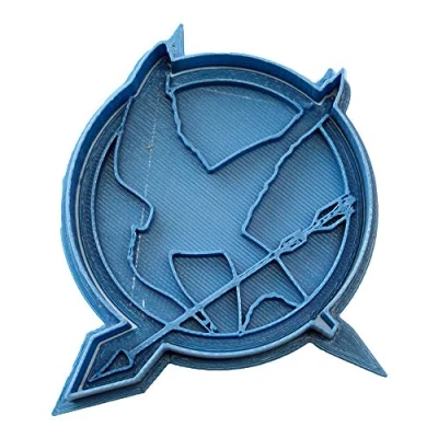 Afbeelding van Cuticuter de tribute van Panem Mockingjay uitsteekvorm, blauw, 8 x 7 1,5 cm