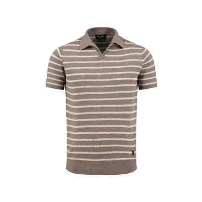 Afbeelding van Key Largo MP Ground Poloshirt, Heren, Maat: Large, Mud brown
