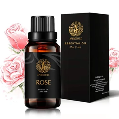 Afbeelding van Aromatherapie Rose Geurende Olie, 1 oz 30ml Essentiële olie Geur voor Diffuser, Luchtbevochtiger, Therapeutische Grade Geuretherische Massage, Thuis