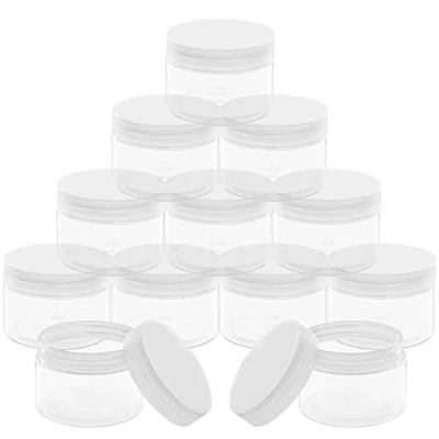 Afbeelding van Belle Vous Helder Cosmetische Potten (12 Pak) 150 ml Containers met Schroefdeksels Plastic Lege Proefpotten Ronde Opslag Reiscontainers Crèmes, Lotions, Make up, Lekbestendig &amp; Luchtdicht
