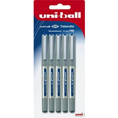 Afbeelding van uni ball 148197 rollerball Eye UB 157, fijn, 0,4 mm, blauw, 5 stuks