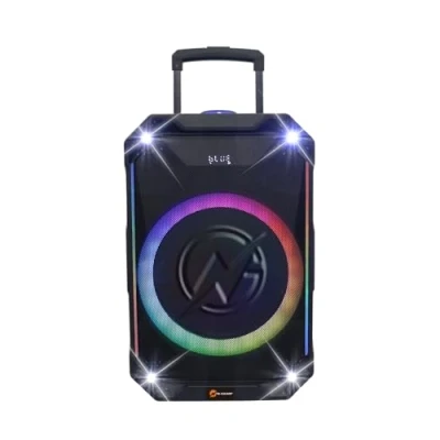 Afbeelding van N GEAR THE FLASH 1240 Draadloze Bluetooth Speaker 12 Inch Woofer Karaoke Microfoon 6 Uur Speeltijd: Ideaal voor Feesten en Presentaties