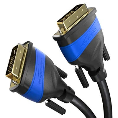 Afbeelding van KabelDirekt Dual Link DVI, 24+1 kabel 3 m (DVI D, Full HD 1080p 3D) TOP Series