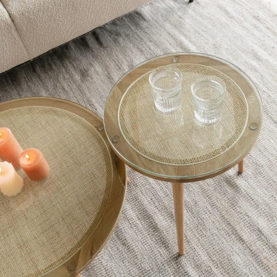 Afbeelding van Puur Gijs bijzettafel groot Hout