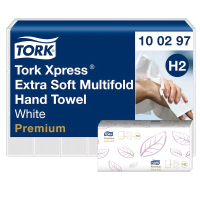 Afbeelding van Tork 100297 Handdoeken Xpress Extra Zachte Multifold 2 laags Wit H2
