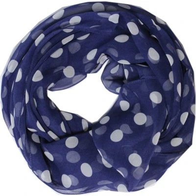 Afbeelding van Sjaal Dames Halsdoek Transparant Witte Stippen