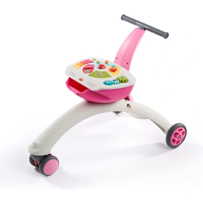 Afbeelding van Tiny Love 5 in 1 Walk Behind And Ride On Pink
