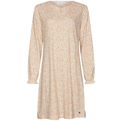 Afbeelding van Pastunette Beige Animal Nachthemd Bio Katoen Maat 48