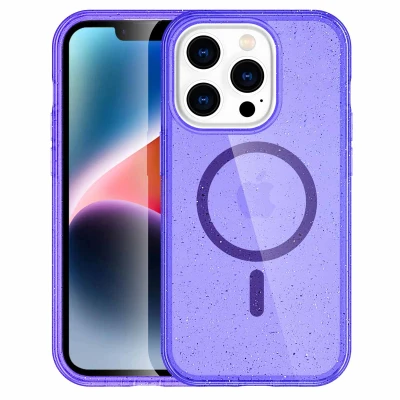 Afbeelding van Apple iPhone 14 Pro Max MagSafe Hoesje Kunststof imoshion Hardcase/Backcover Paars Telefoonhoesje