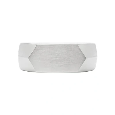 Afbeelding van Fossil heren zegelring JF045600409 in de kleur Zilver, maat: Maat 56 17,5 mm