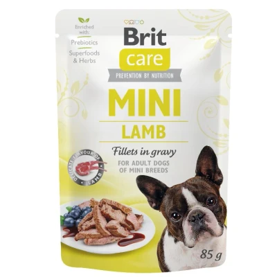 Afbeelding van Brit Care Pouch Mini Lamb fillets in gravy 85 gram