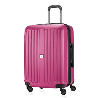 Afbeelding van HAUPTSTADTKOFFER XBERG koffer trolley reiskoffer harde schaal mat (S, M, L), magenta mat., 65 cm, Middelgrote