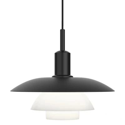 Afbeelding van Louis Poulsen PH 55 hanglamp metaalglas